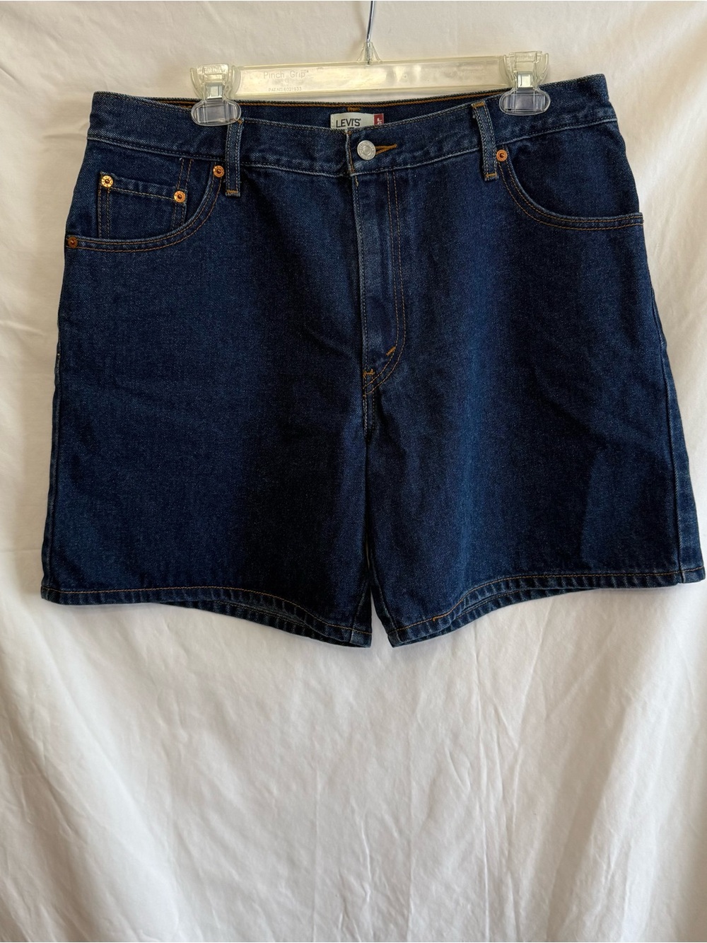 Levi's Women's Dark Blue Denim Shorts, 16